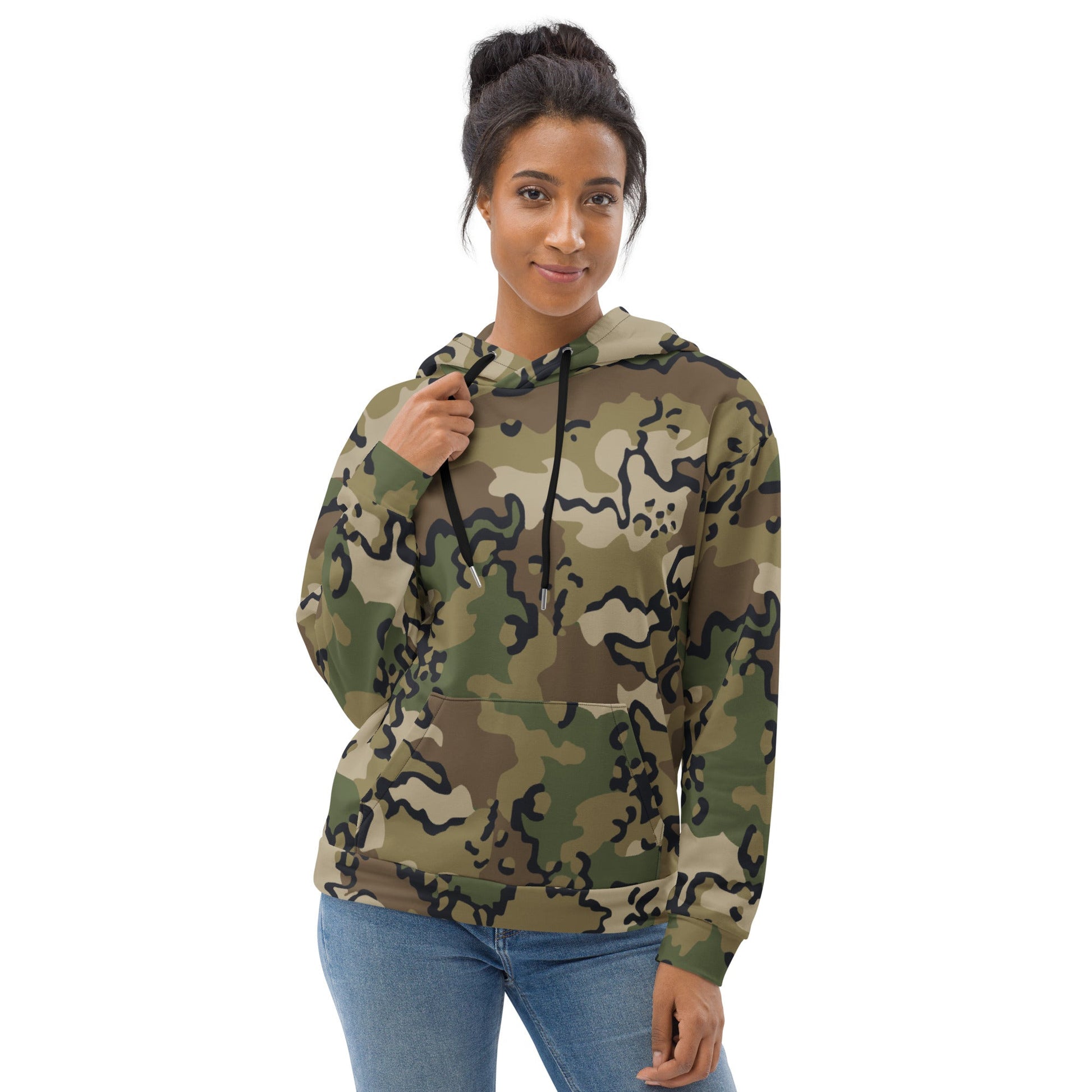 Alaska Chocolate Chip Multi-terrain CAMO Unisex Hoodie - Hoodies