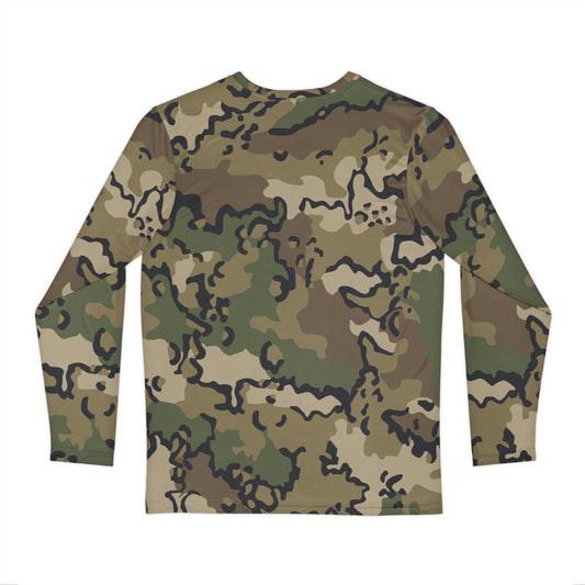 Alaska Chocolate Chip Multi-terrain CAMO Unisex Long-Sleeve Shirt