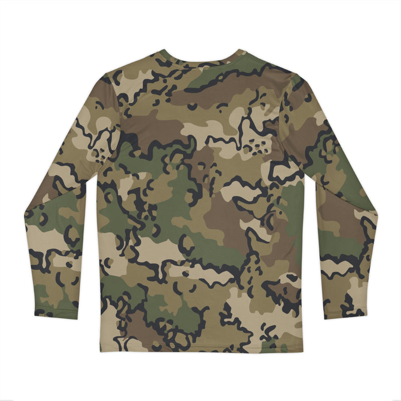 Alaska Chocolate Chip Multi-terrain CAMO Unisex Long-Sleeve Shirt