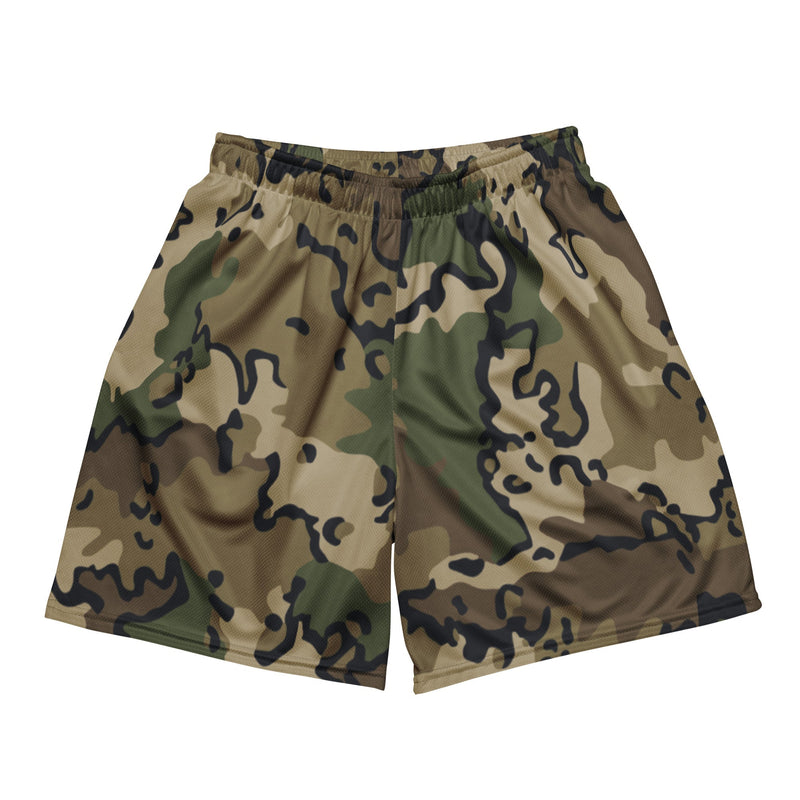 Alaska Chocolate Chip Multi-terrain CAMO Unisex Mesh Shorts - 2XS