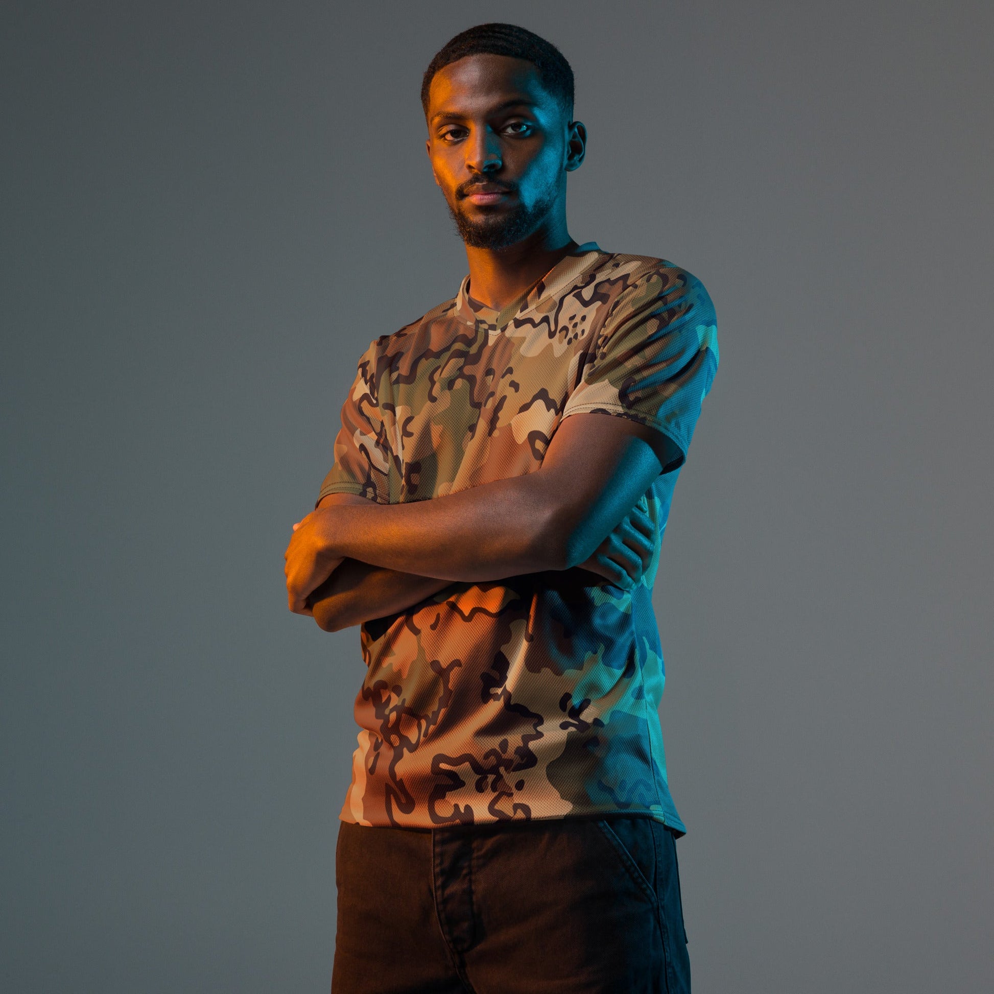 Alaska Chocolate Chip Multi-terrain CAMO unisex sports jersey - Sports Jerseys