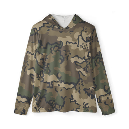 Alaska Chocolate Chip Multi-terrain CAMO Unisex Sports Warmup Hoodie - XS