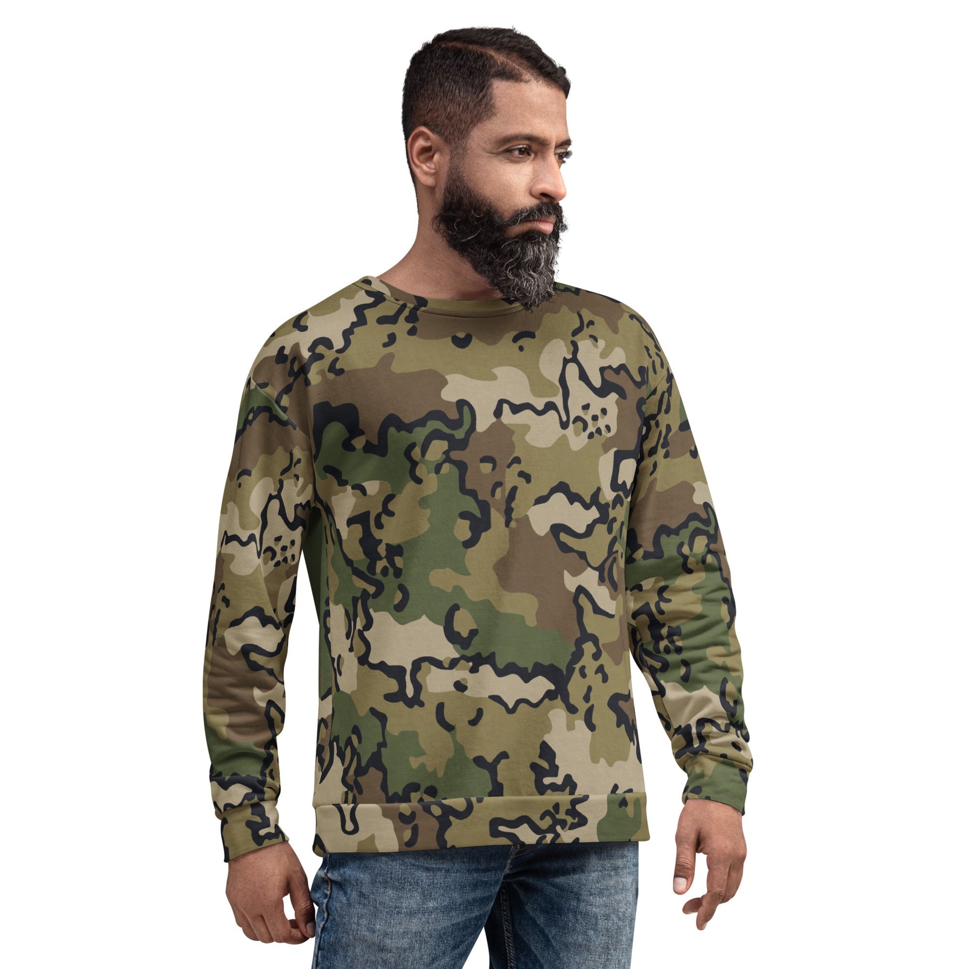 Alaska Chocolate Chip Multi-terrain CAMO Unisex Sweatshirt - Sweatshirts