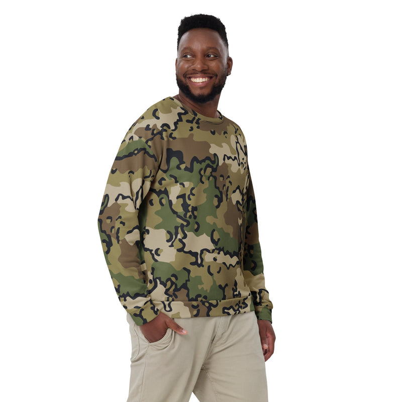 Alaska Chocolate Chip Multi-terrain CAMO Unisex Sweatshirt