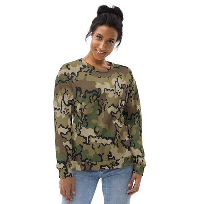 Alaska Chocolate Chip Multi-terrain CAMO Unisex Sweatshirt - Sweatshirts