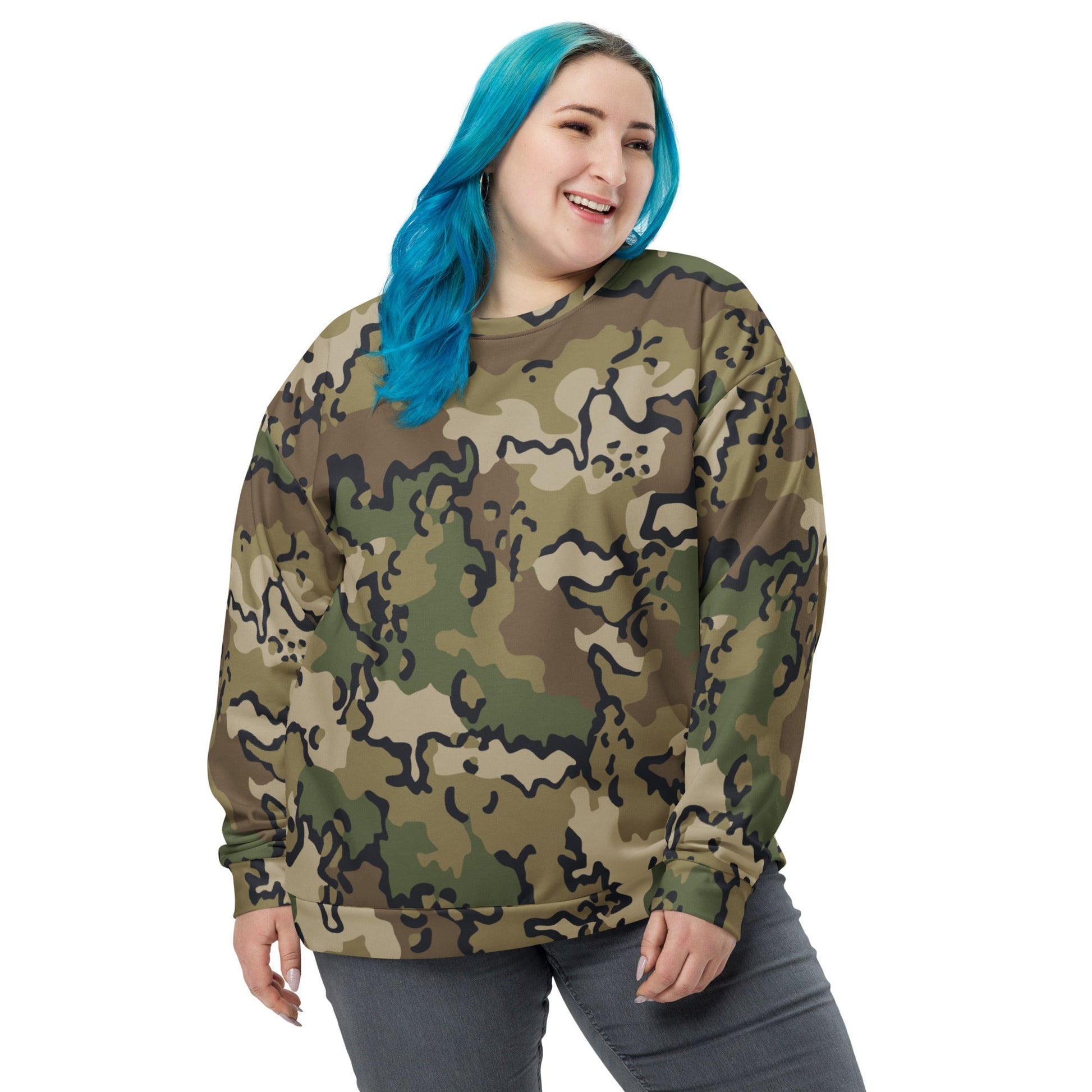 Alaska Chocolate Chip Multi-terrain CAMO Unisex Sweatshirt - Sweatshirts
