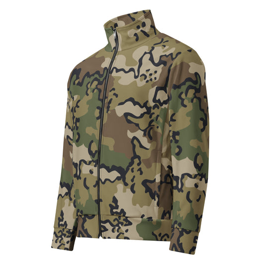 Alaska Chocolate Chip Multi-terrain CAMO Unisex track jacket - Track Jackets