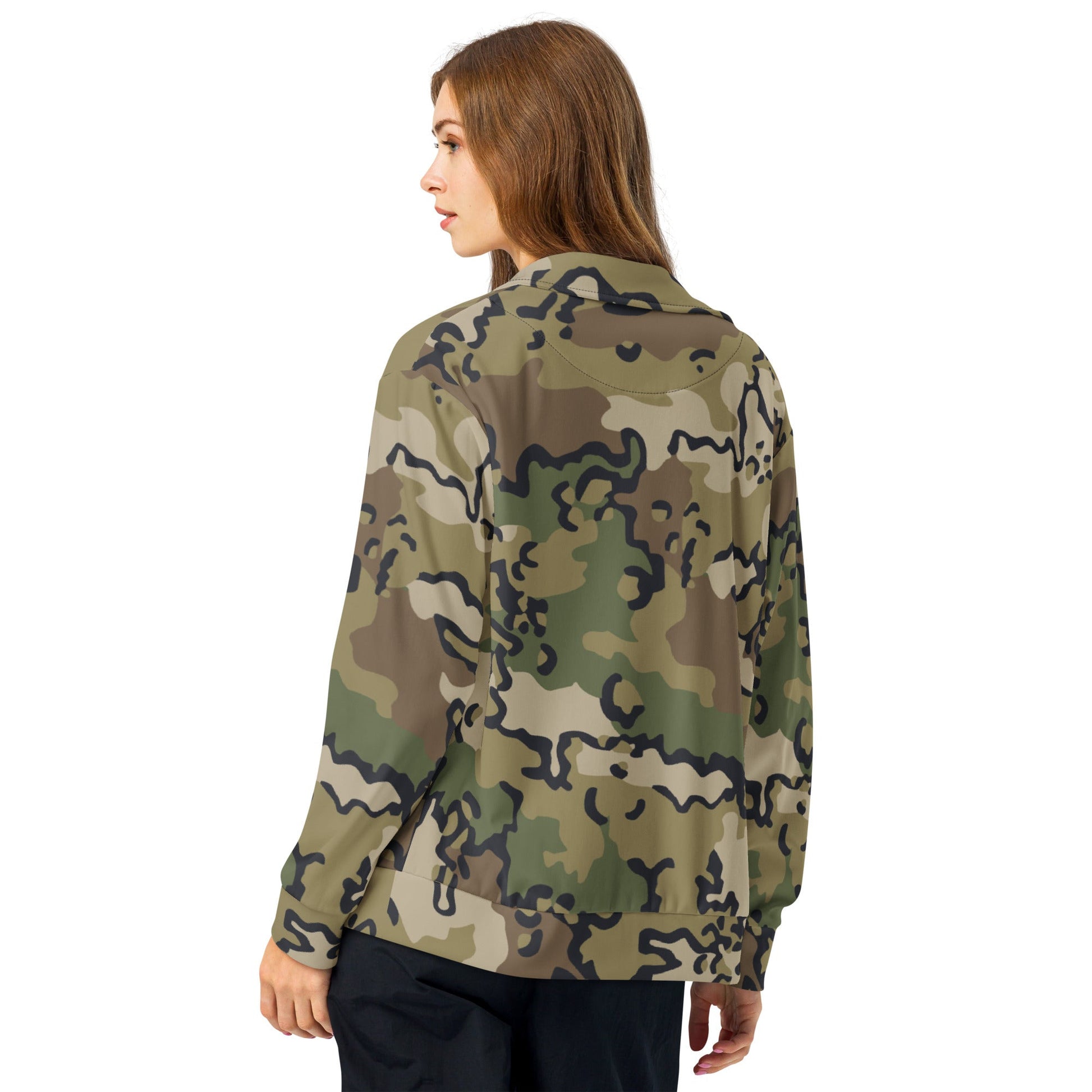 Alaska Chocolate Chip Multi-terrain CAMO Unisex track jacket - Track Jackets