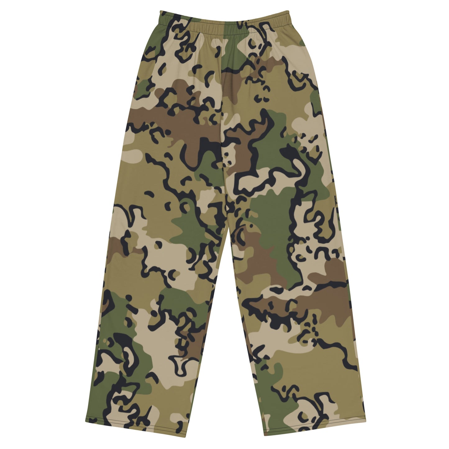 Alaska Chocolate Chip Multi-terrain CAMO unisex wide-leg pants - 2XS - Wide-leg Pants