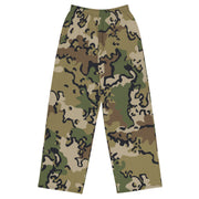Alaska Chocolate Chip Multi-terrain CAMO Unisex Wide-Leg Leisure Pants - 2XS