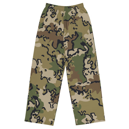 Alaska Chocolate Chip Multi-terrain CAMO unisex wide-leg pants - 2XS - Wide-leg Pants