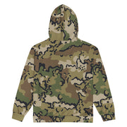 Alaska Chocolate Chip Multi-terrain CAMO Unisex Zip Hoodie