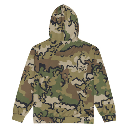 Alaska Chocolate Chip Multi-terrain CAMO Unisex zip hoodie - Zip Hoodies