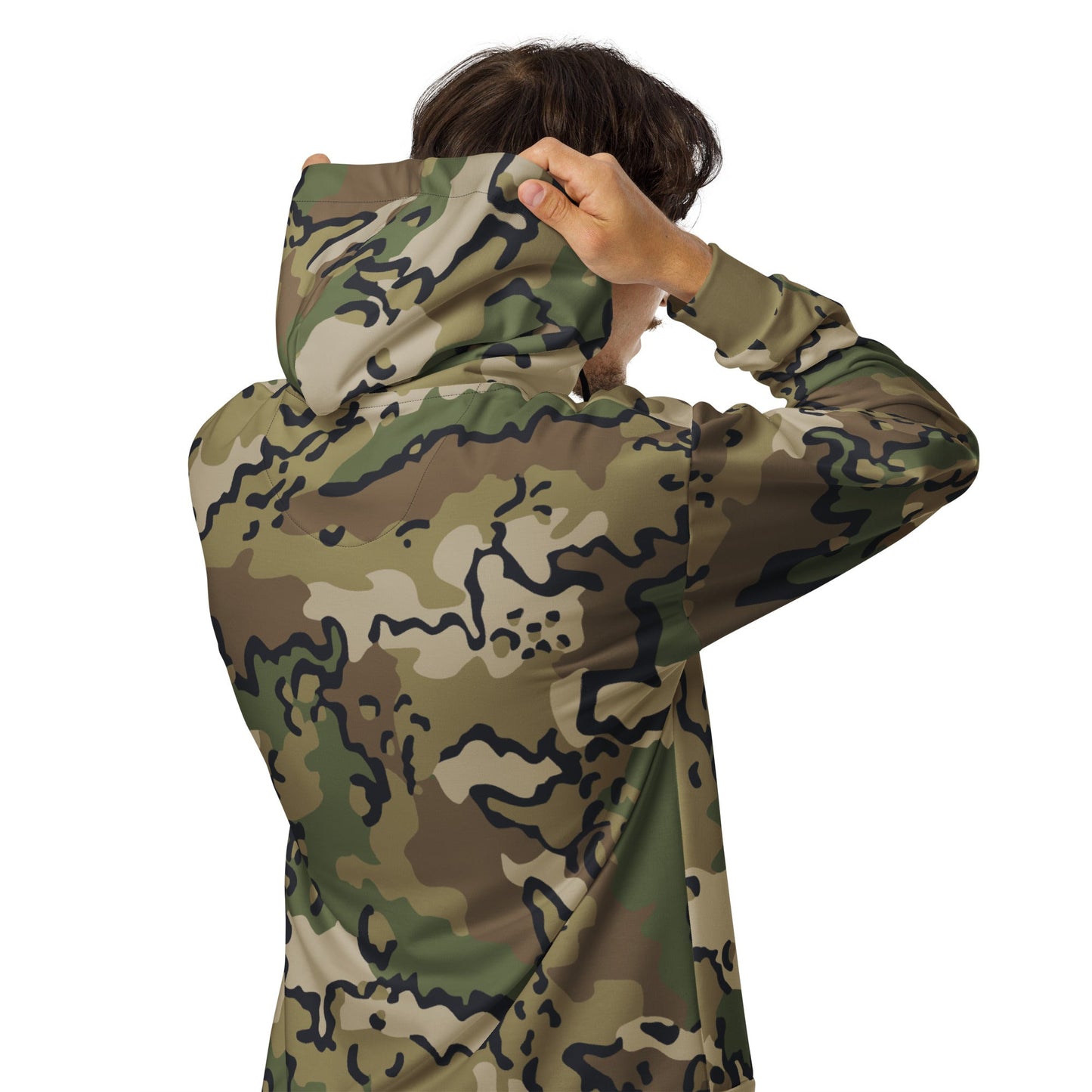 Alaska Chocolate Chip Multi-terrain CAMO Unisex zip hoodie - Zip Hoodies