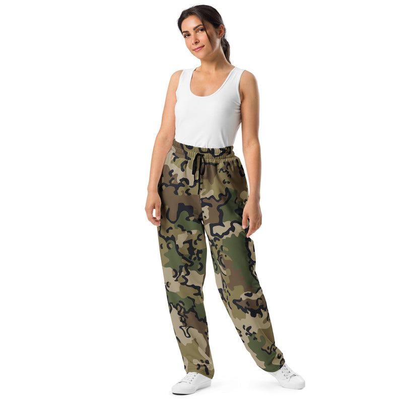 Alaska Chocolate Chip Multi-terrain CAMO Unisex Wide-Leg Joggers