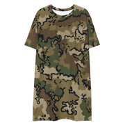 Alaska Chocolate Chip Multi-terrain CAMO Womens T-Shirt Dress