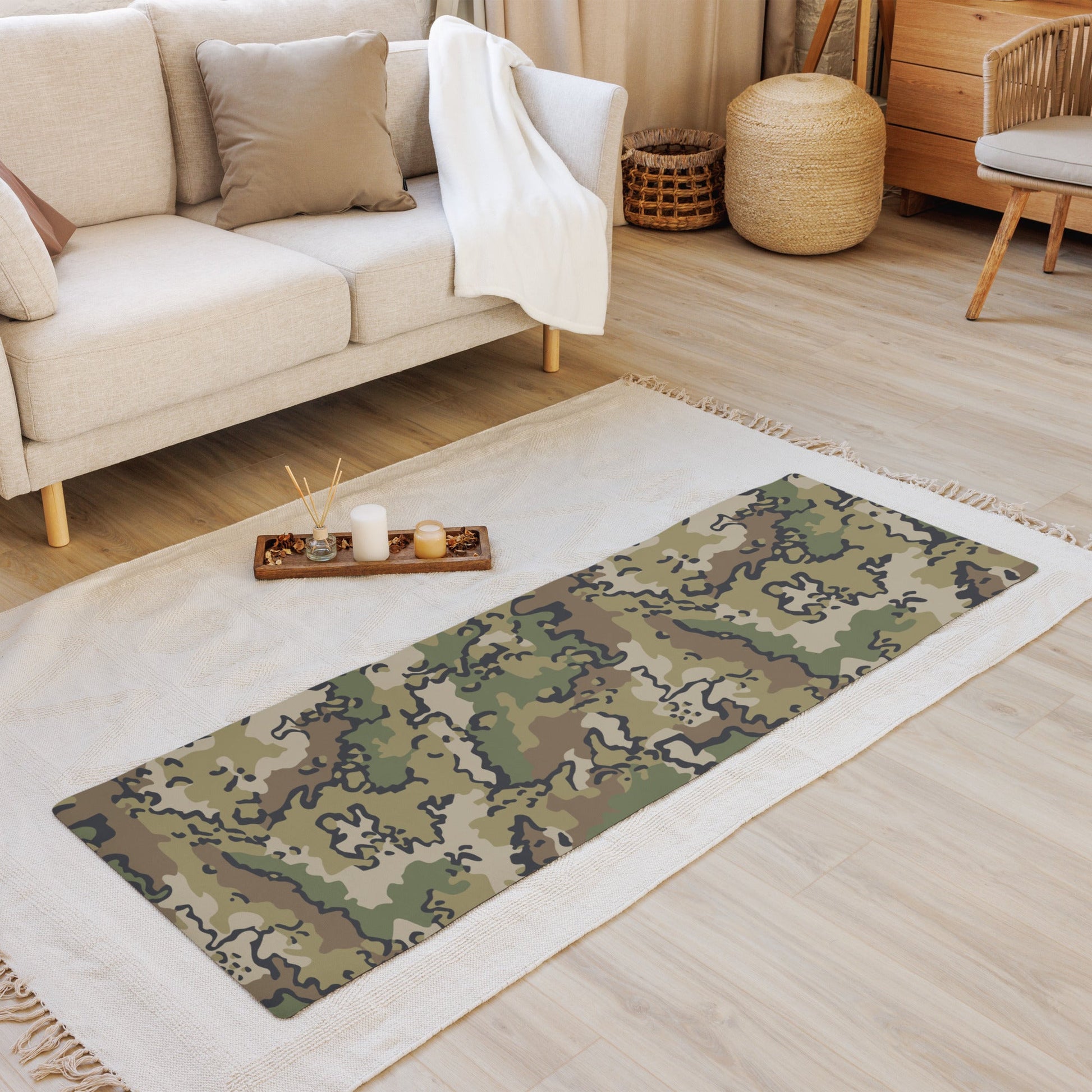 Alaska Chocolate Chip Multi-terrain CAMO Yoga Mat