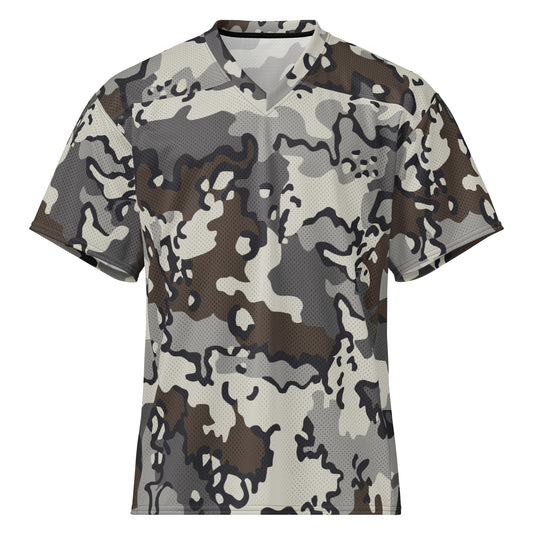 Alaska Chocolate Chip Tundra CAMO American football jersey - 2XS - Football Jersey