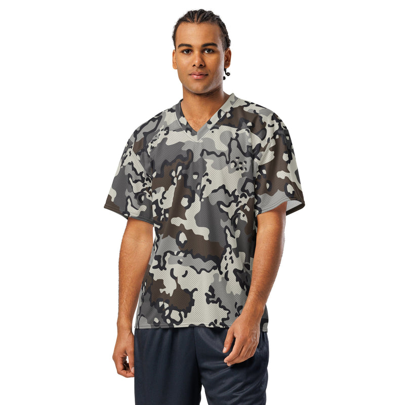 Alaska Chocolate Chip Tundra CAMO Unisex American Football Jersey