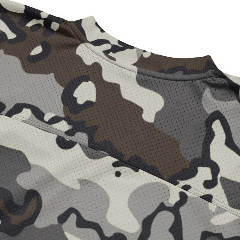 Alaska Chocolate Chip Tundra CAMO Unisex American Football Jersey