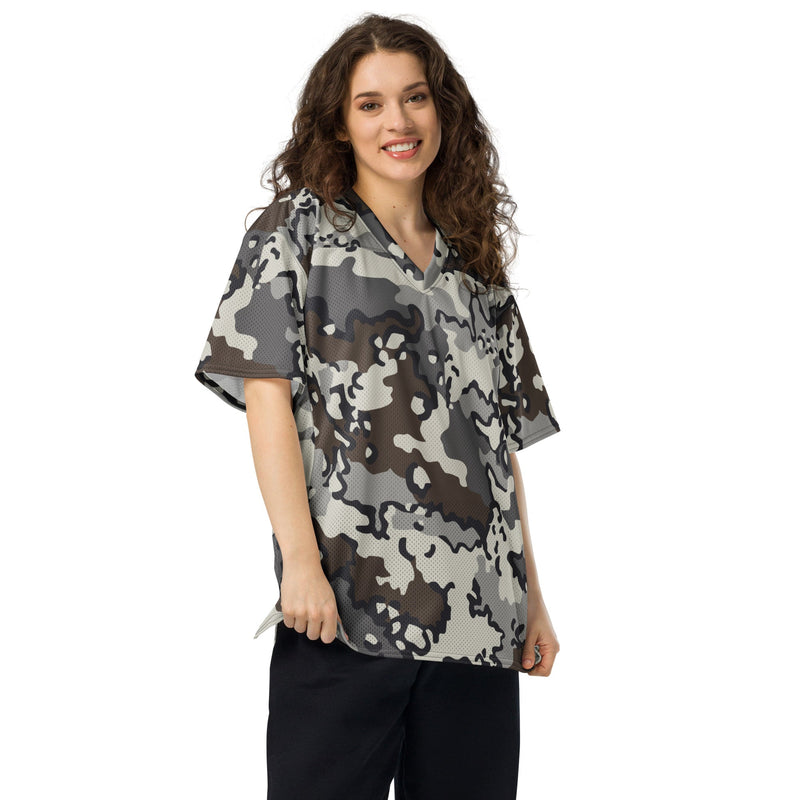 Alaska Chocolate Chip Tundra CAMO Unisex American Football Jersey