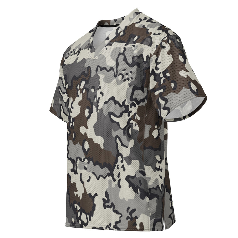 Alaska Chocolate Chip Tundra CAMO Unisex American Football Jersey