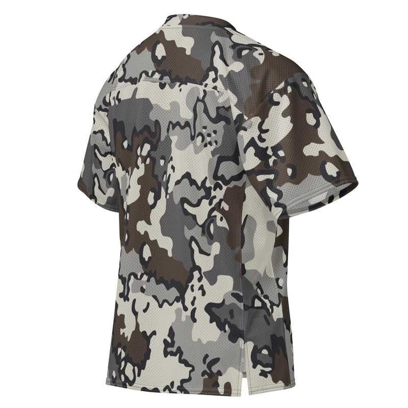 Alaska Chocolate Chip Tundra CAMO Unisex American Football Jersey