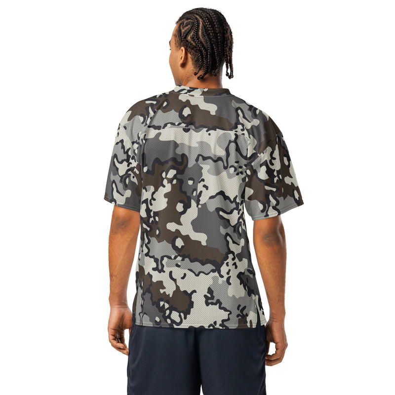 Alaska Chocolate Chip Tundra CAMO Unisex American Football Jersey