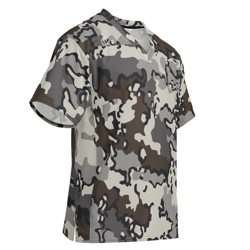 Alaska Chocolate Chip Tundra CAMO Unisex American Football Jersey