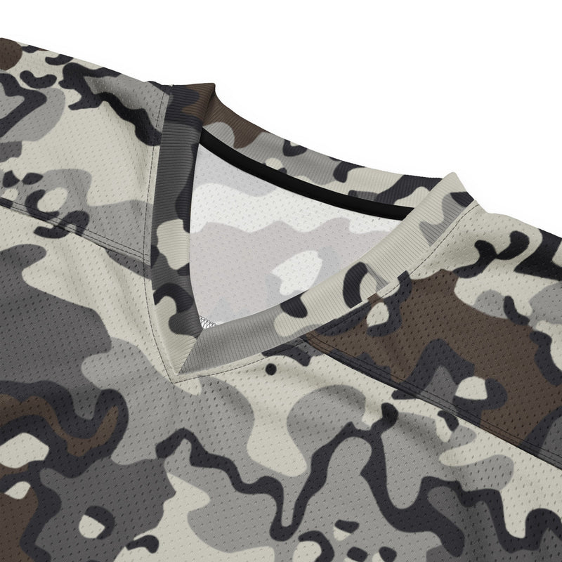Alaska Chocolate Chip Tundra CAMO Unisex American Football Jersey