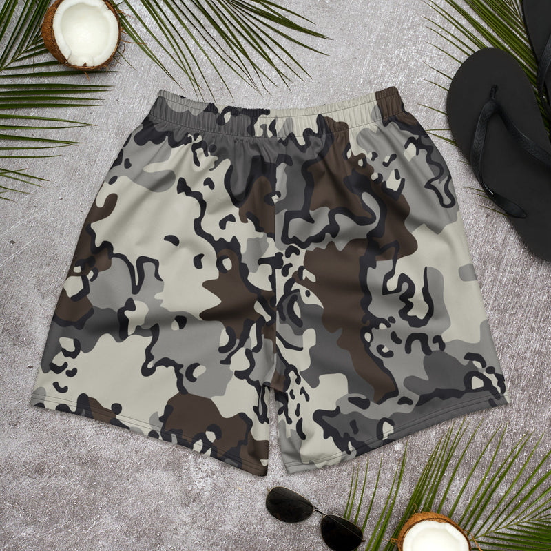 Alaska Chocolate Chip Tundra CAMO Unisex Athletic Long Shorts