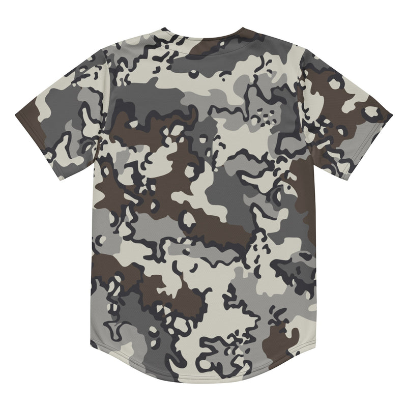 Alaska Chocolate Chip Tundra CAMO Unisex Baseball Jersey