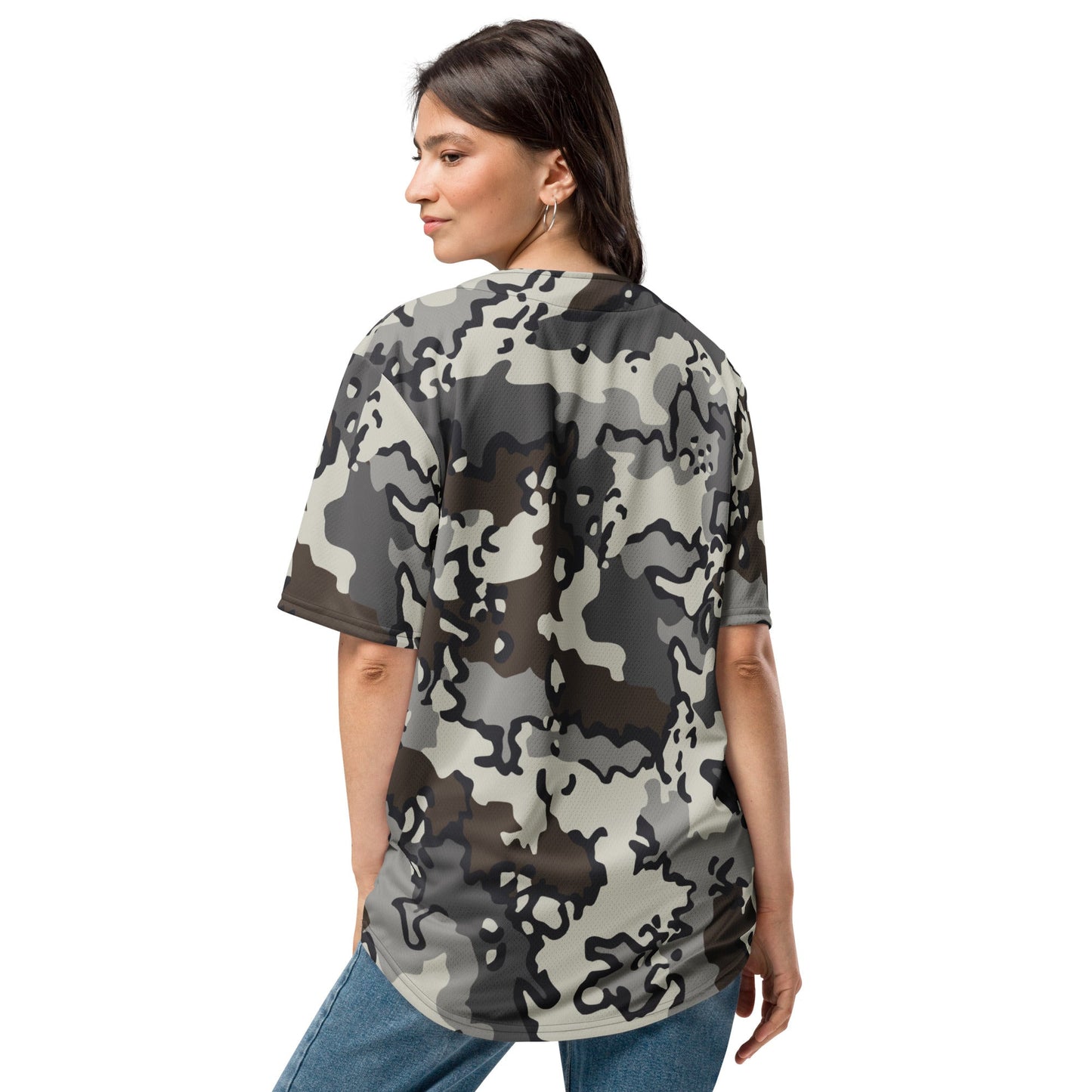 Alaska Chocolate Chip Tundra CAMO baseball jersey - Baseball Jerseys