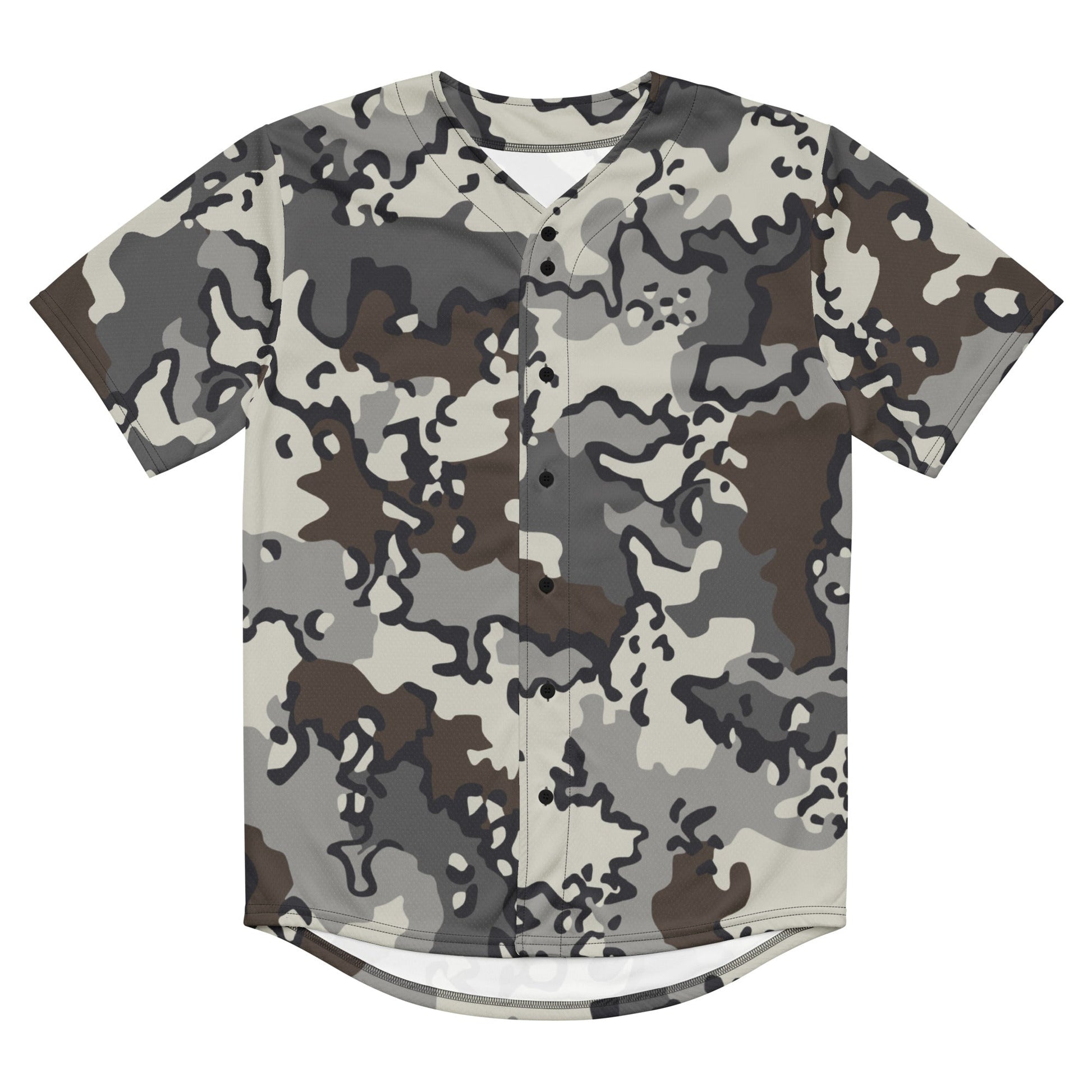 Alaska Chocolate Chip Tundra CAMO baseball jersey - Baseball Jerseys