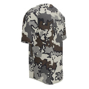 Alaska Chocolate Chip Tundra CAMO Unisex Baseball Jersey