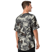 Alaska Chocolate Chip Tundra CAMO Unisex Baseball Jersey