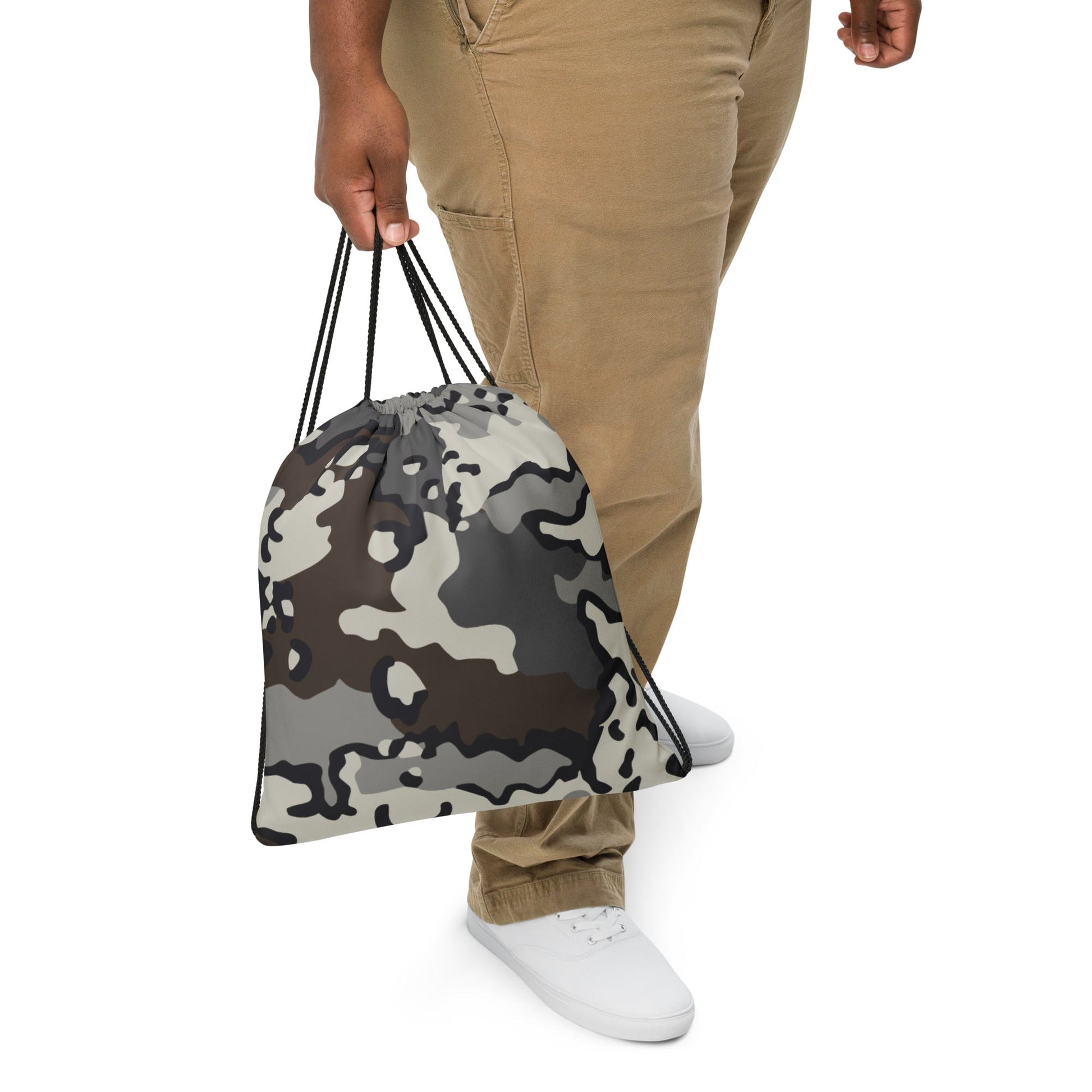 Alaska Chocolate Chip Tundra CAMO Drawstring Bag - Bags