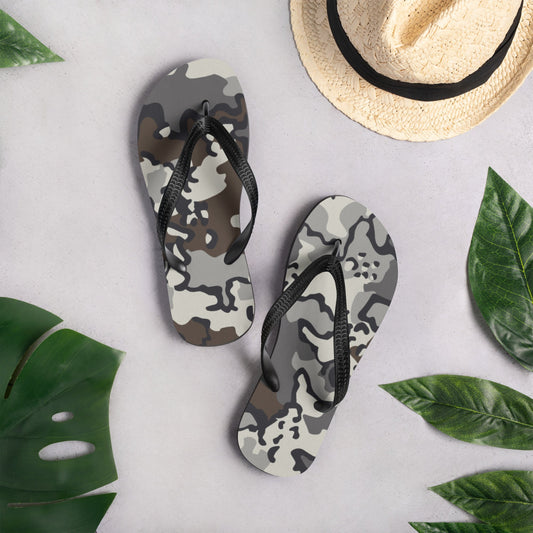 Alaska Chocolate Chip Tundra CAMO Flip-Flops