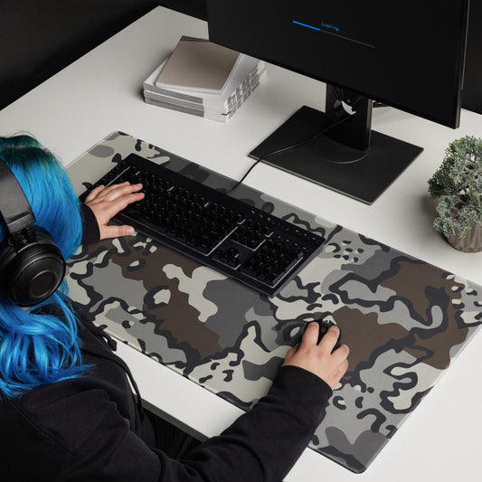 Alaska Chocolate Chip Tundra CAMO Gaming mouse pad - Mouse Pads
