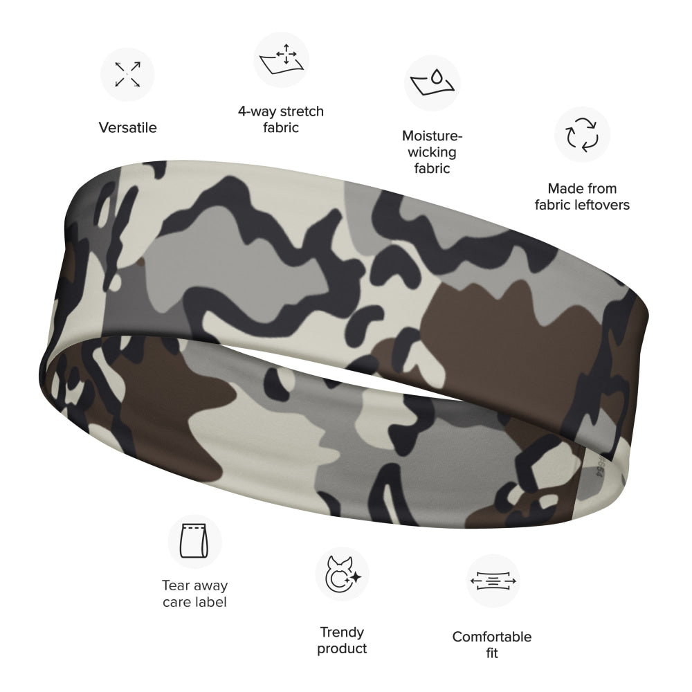 Alaska Chocolate Chip Tundra CAMO Headband - M