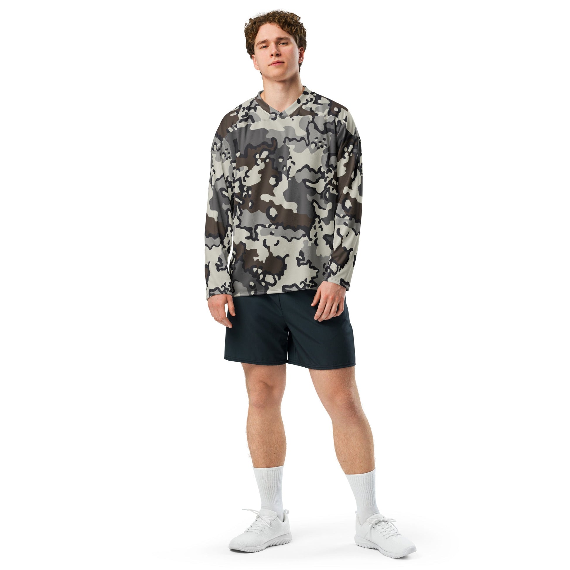 Alaska Chocolate Chip Tundra CAMO hockey fan jersey - Hockey Jerseys