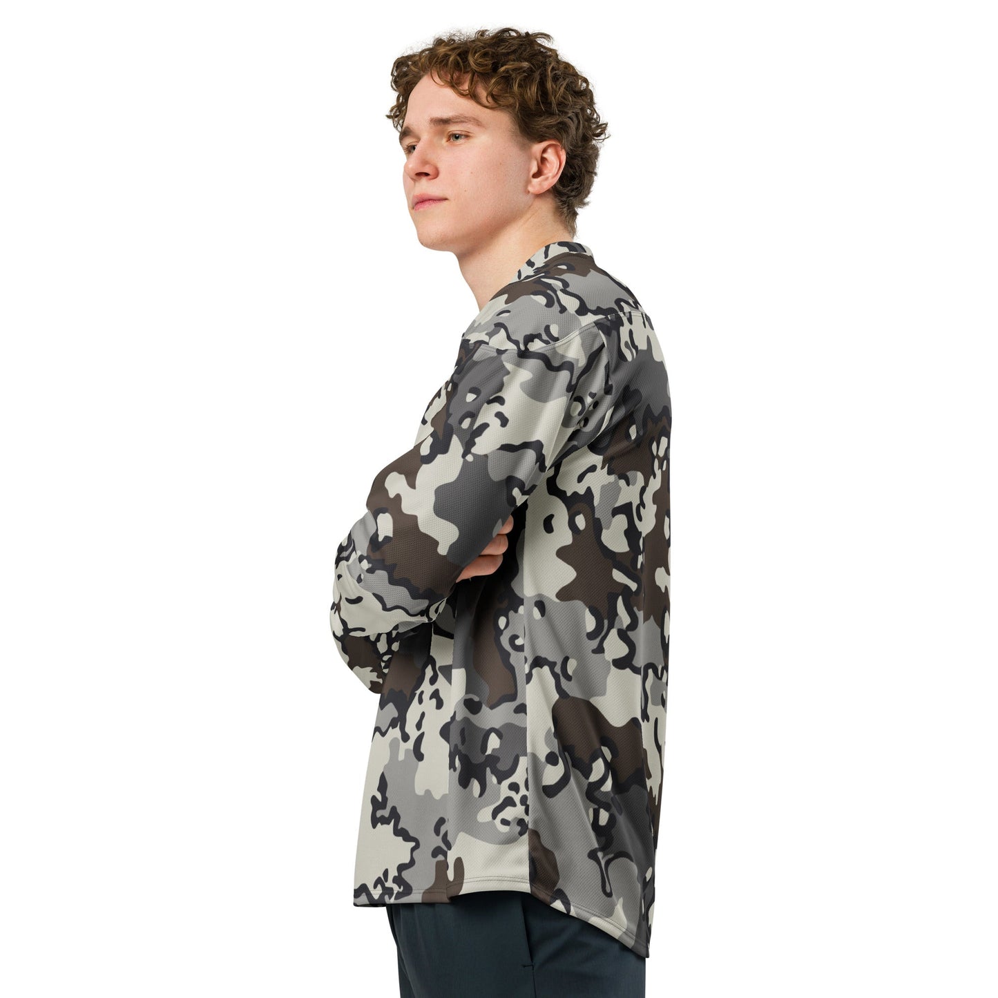 Alaska Chocolate Chip Tundra CAMO hockey fan jersey - 2XS - Hockey Jerseys