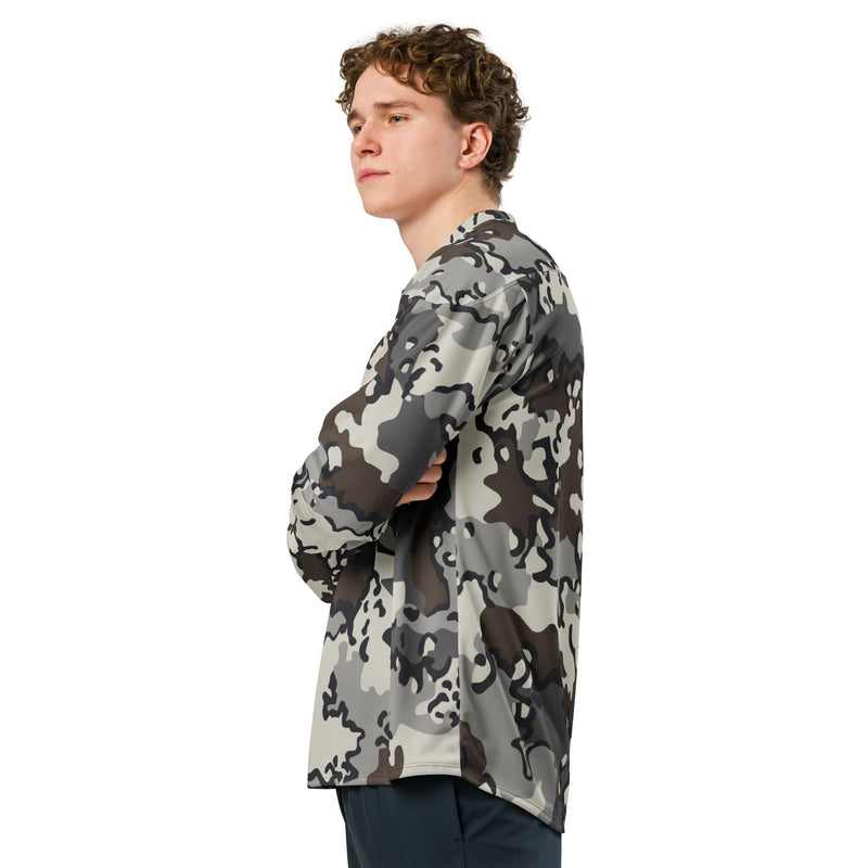Alaska Chocolate Chip Tundra CAMO Unisex Hockey Fan Jersey - 2XS