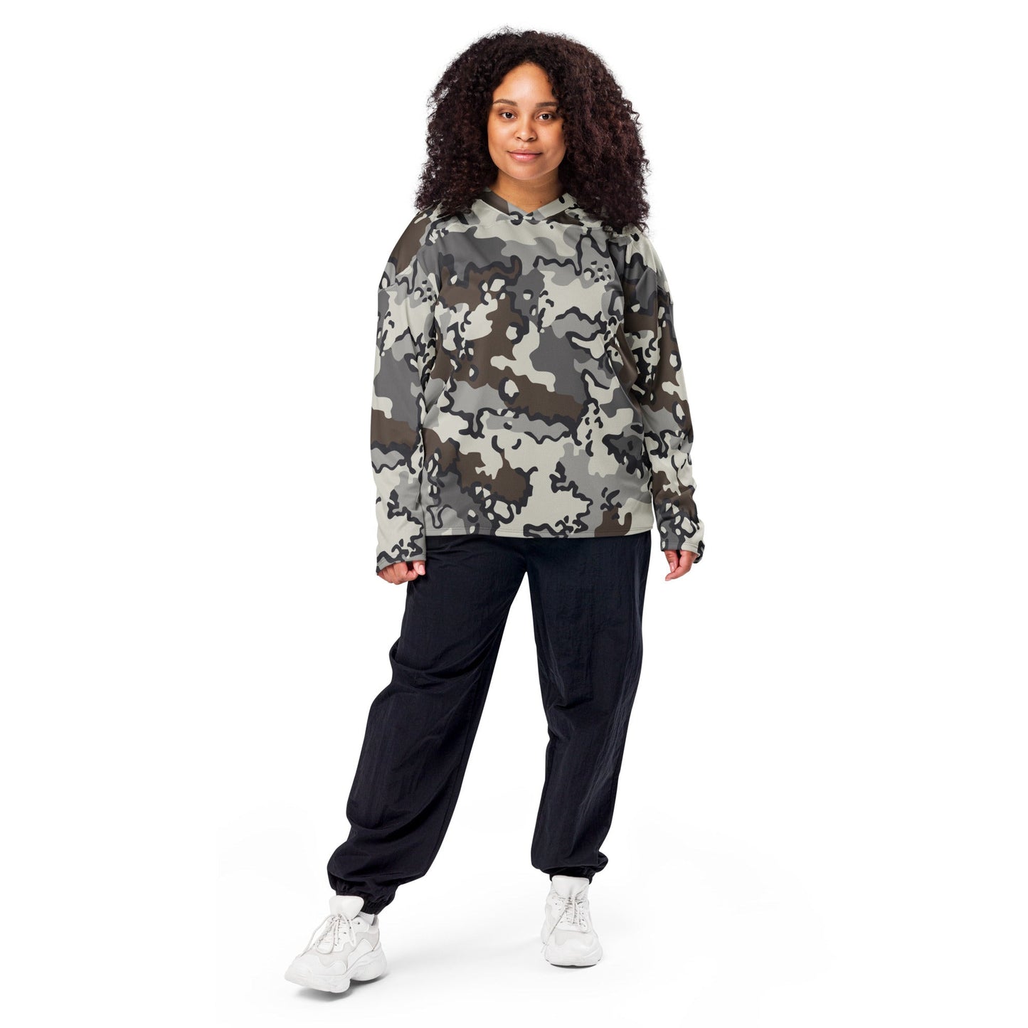 Alaska Chocolate Chip Tundra CAMO hockey fan jersey - Hockey Jerseys