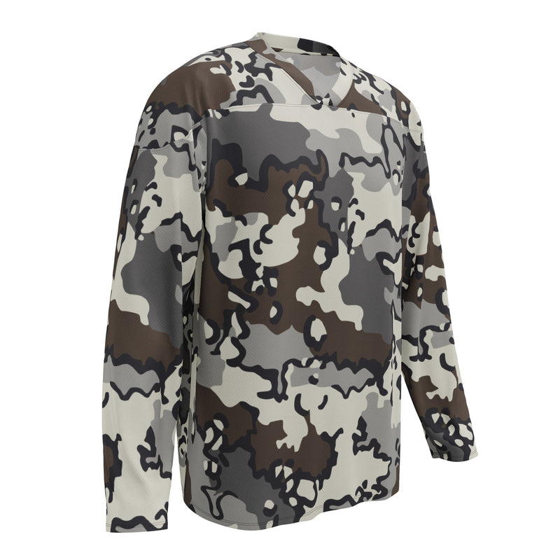 Alaska Chocolate Chip Tundra CAMO Unisex Hockey Fan Jersey