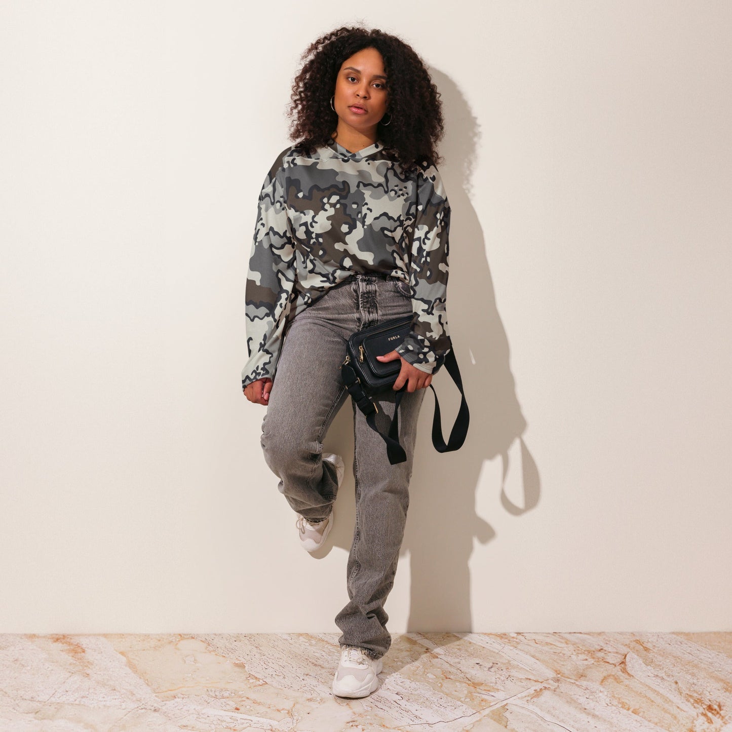 Alaska Chocolate Chip Tundra CAMO hockey fan jersey - Hockey Jerseys