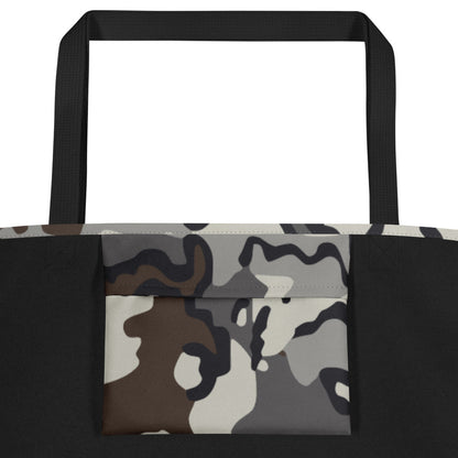 Alaska Chocolate Chip Tundra CAMO Large Tote Bag