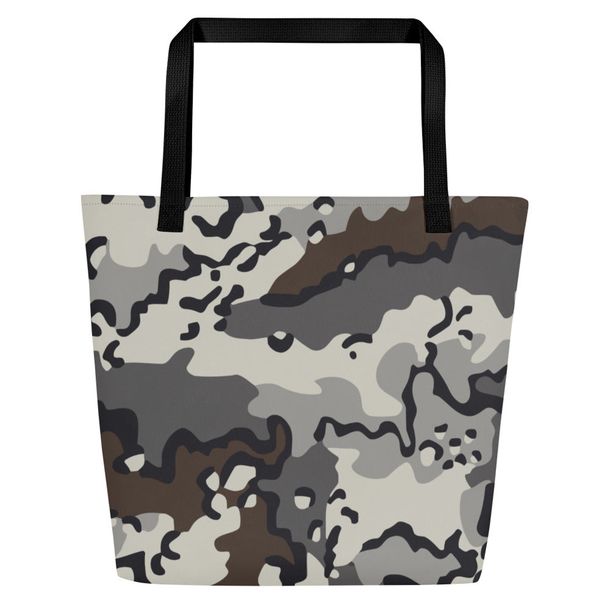 Alaska Chocolate Chip Tundra CAMO Large Tote Bag