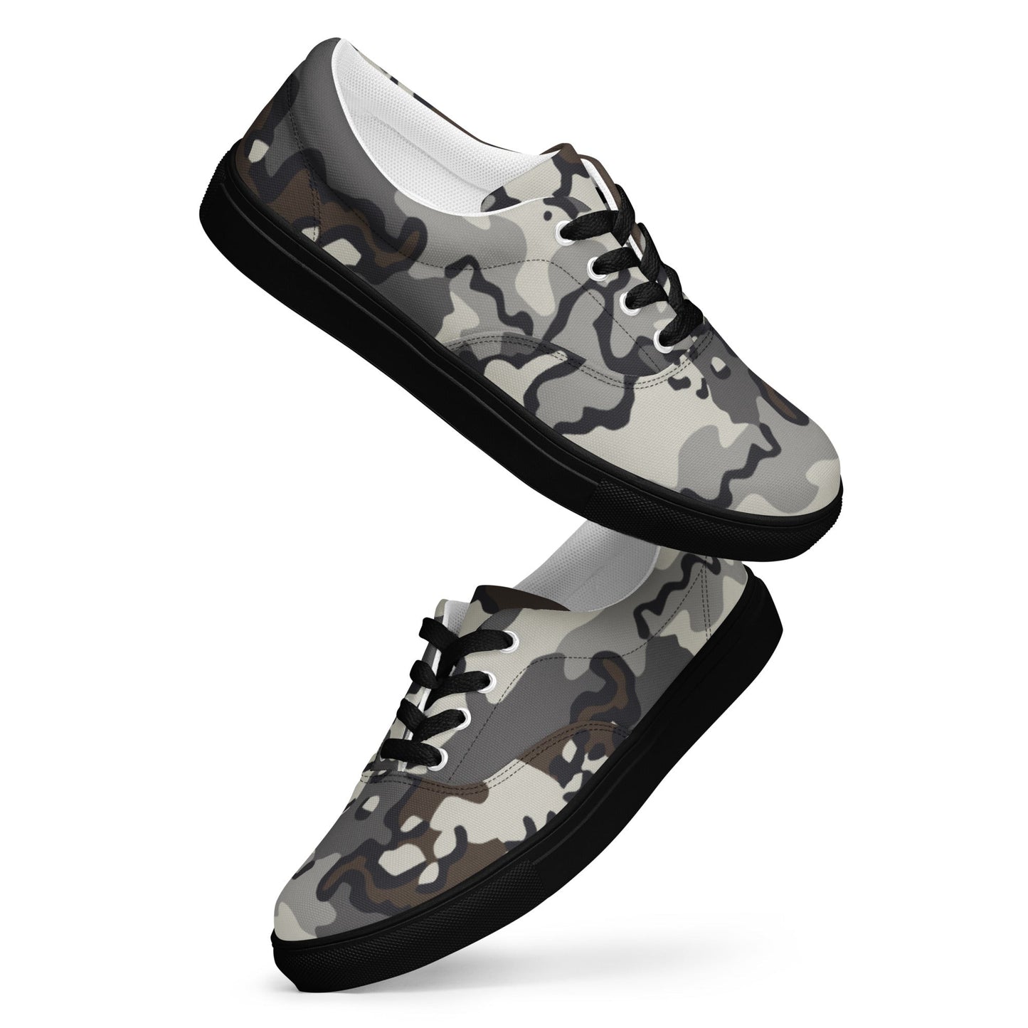 Alaska Chocolate Chip Tundra CAMO Mens Lace-Up Canvas Shoes - Lace-up