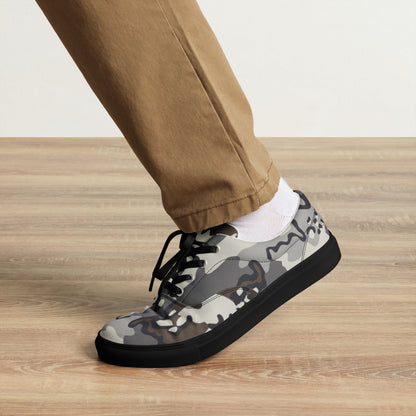 Alaska Chocolate Chip Tundra CAMO Mens Lace-Up Canvas Shoes - Lace-up
